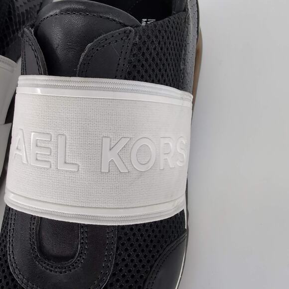 Michael Kors Women's Runway Snake Embossed Strap Sneakers - Size 9.5 -NEW NO BOX - Picture 8 of 12